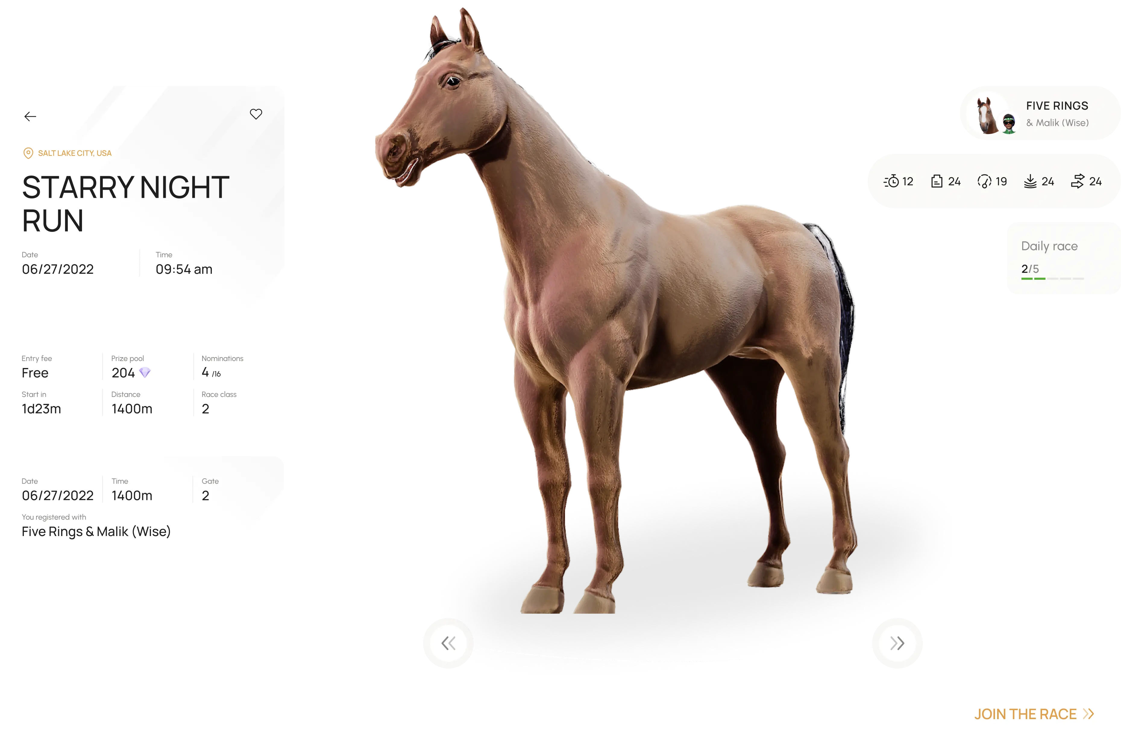 Select the right racehorse for the right track.