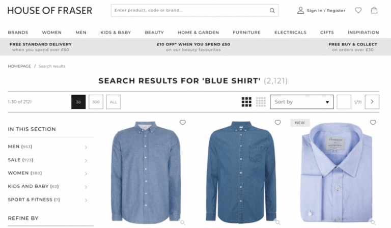 Search Results Page Design • 10 UI/UX Best Practices | Fireart