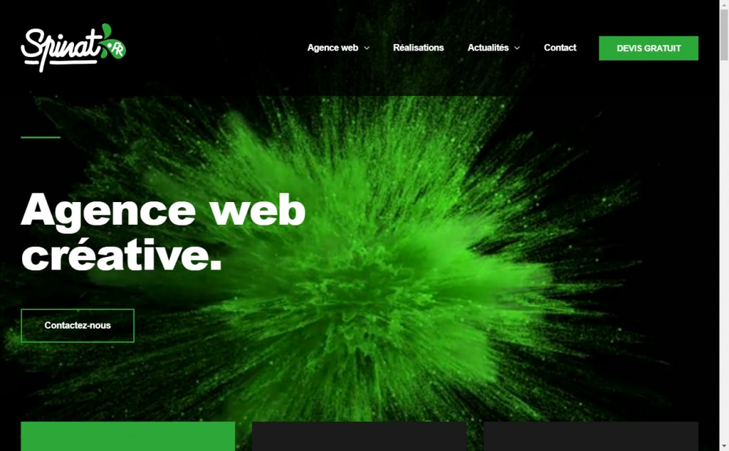 Blue and Green Web Page Design Inspirations 19