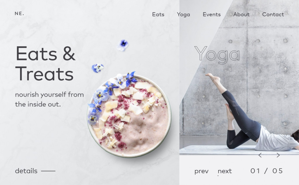 Blue and Grey Color Web Design Inspirations 6
