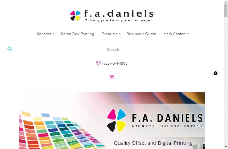 14 Best Printing Website Design Examples | Fireart