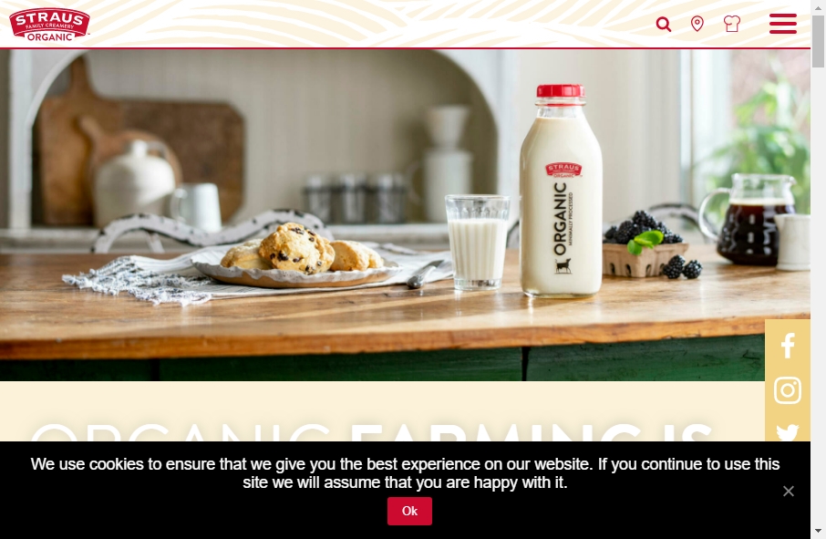 Dairy Website Design 4