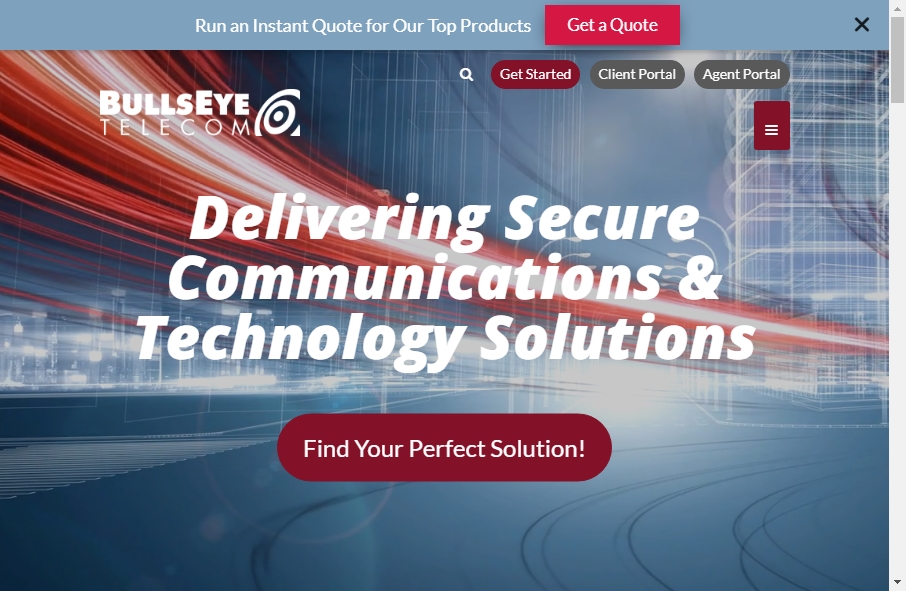 Telecom Website Design 3