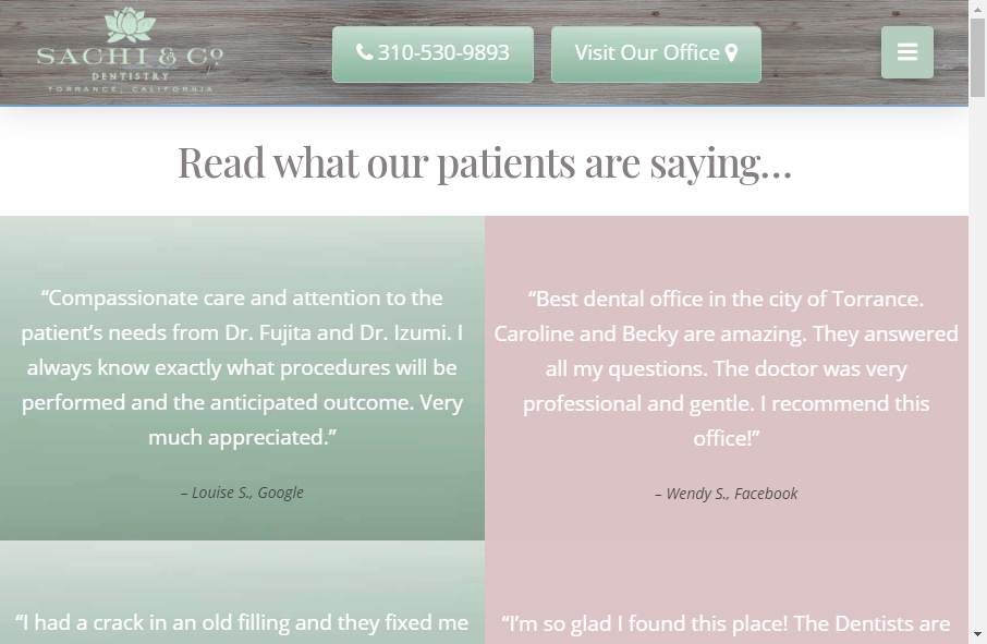16 Dentist Website Examples to Inspire Your Site 4