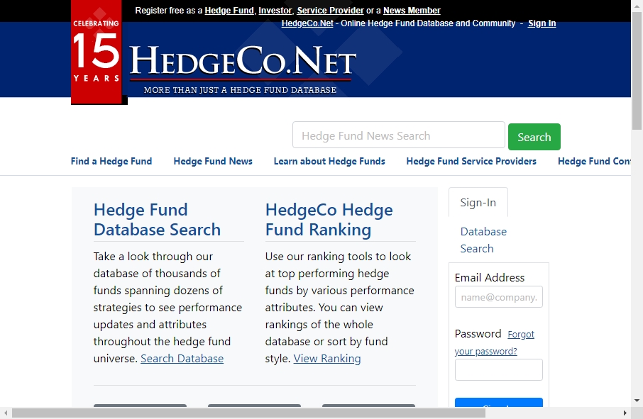 Hedge Fund Website Design 5