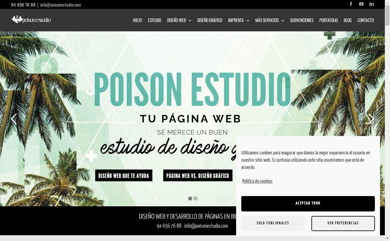 web development companies in Spain - poison estudio