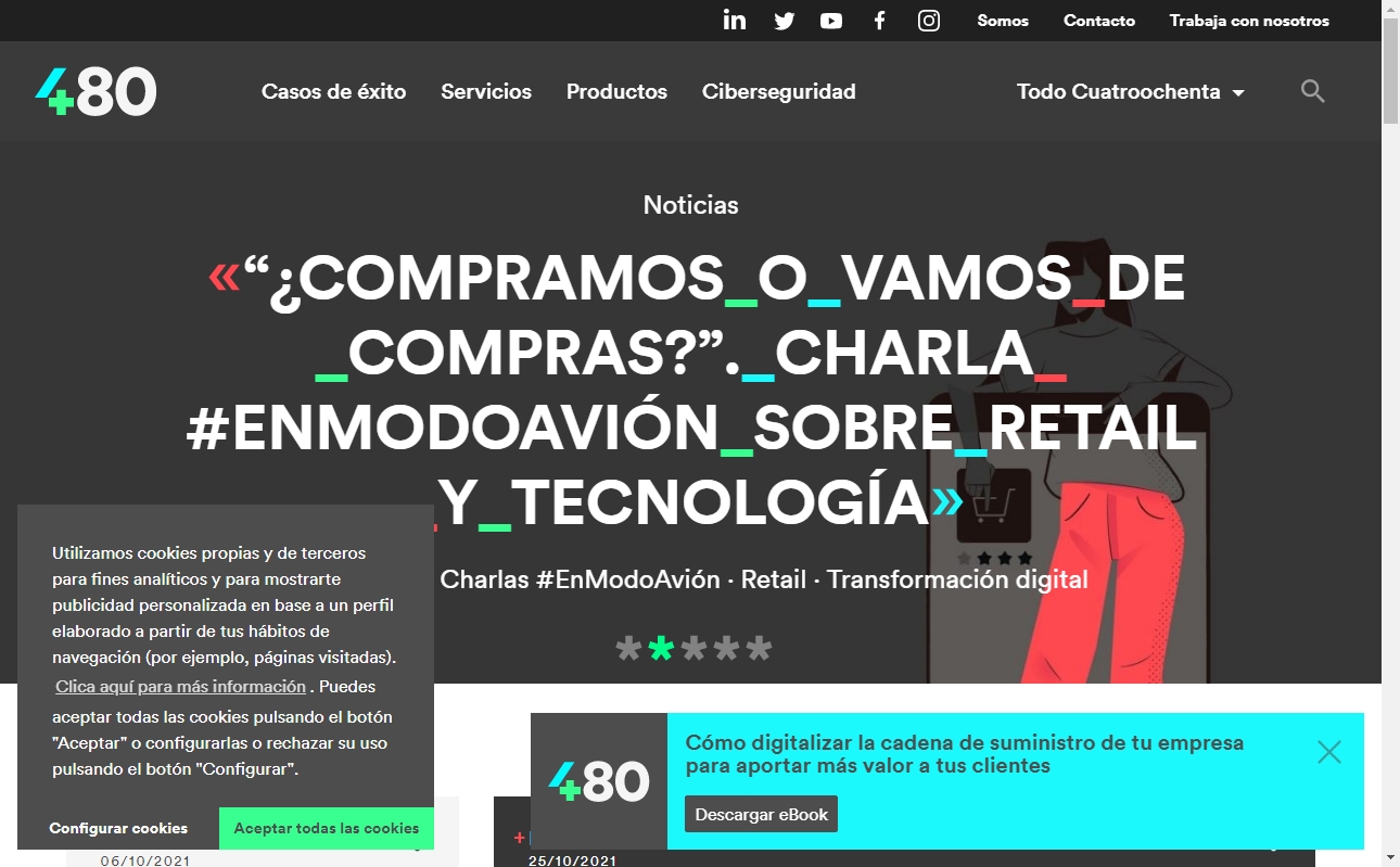 web development companies in Spain - cuatroochenta