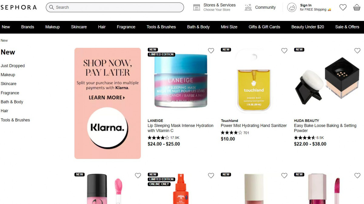 Amazing Ecommerce Website Design Examples