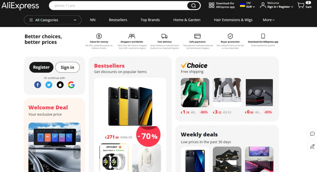 Best E-commerce Website Design Examples for 2024 7