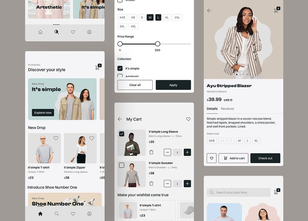 Fashion E-commerce iOs App