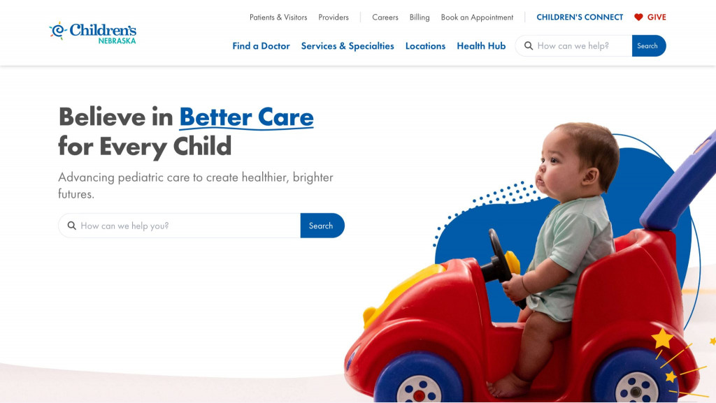 Examples of Hospital Websites With Fantastic Designs 3