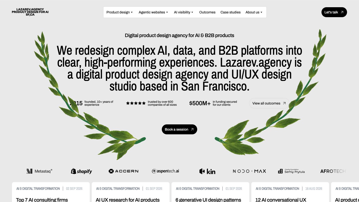 Top 10 SaaS Design Agencies in 2026 7